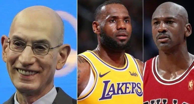 Adam Silver Reveals NBA’s True GOAT Between Michael Jordan, LeBron James